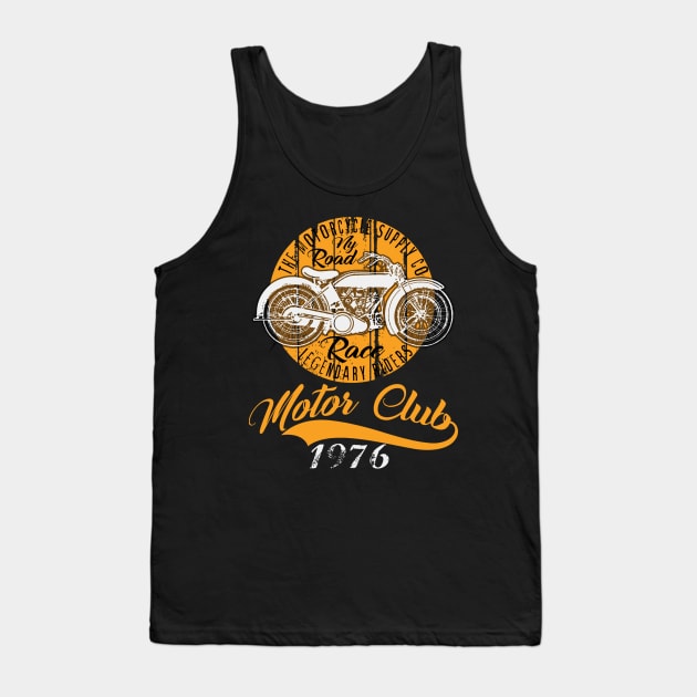 THE MOTORCYCLE SUPPLY co - MOTOR CLUB by ANIMOX Tank Top by Animox